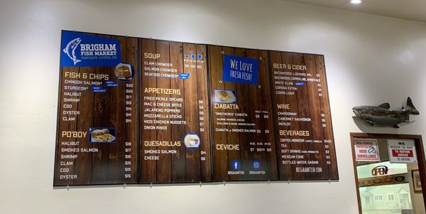 Menu photo 4 Brigham Fish Market Cascade Locks, OR