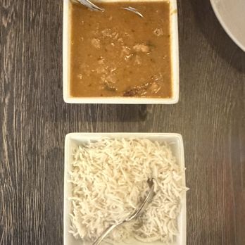 Nalan Indian Cuisine - Nalan Chicken Curry w/ Rice - Indian Near Me - Charlotte, North Carolina