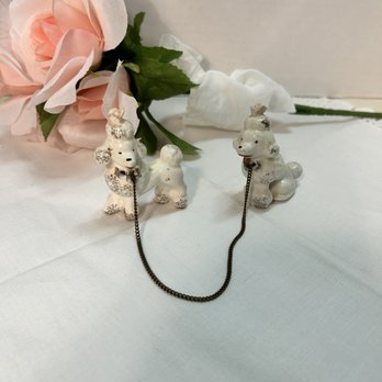 Vintage Pearl - Antique poodle figurines together by chain. Adorable! - Used, Vintage & Consignment Near Me - Tomball, Texas Vintage Pearl - Antique poodle figurines together by chain. Adorable! - Used, Vintage & Consignment Near Me - Tomball, Texas