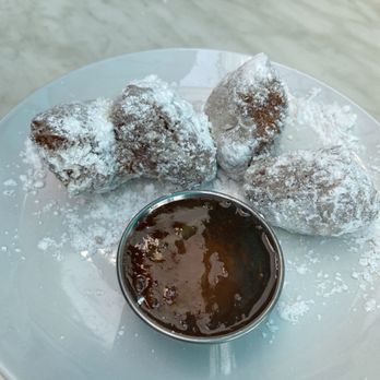 Another Broken Egg Cafe - Must have Biscuit Beignets with honey marmalade - Breakfast & Brunch Near Me - Austin, Texas