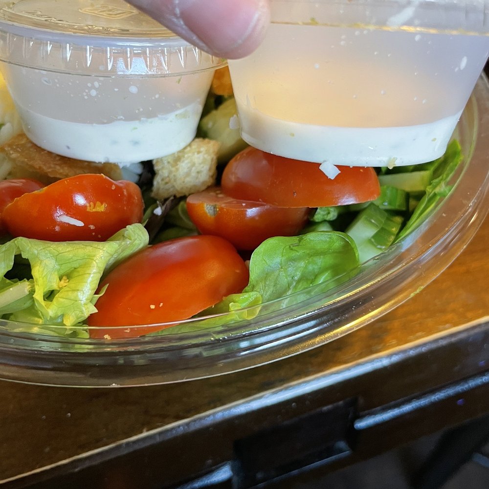 Kneaders Bakery & Cafe - Wish they would have filled these up with a lot more salad dressing. - Bakeries Near Me - Provo, Utah Kneaders Bakery & Cafe - Wish they would have filled these up with a lot more salad dressing. - Bakeries Near Me - Provo, Utah