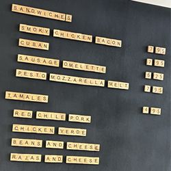 The Missing Piece - Menu