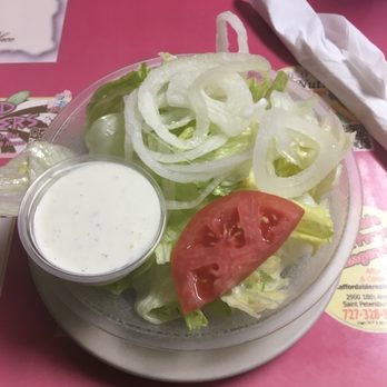 Kristina's Cafe - Side salad minus cucumbers!!! - American Near Me - Saint Petersburg, Florida Kristina's Cafe - Side salad minus cucumbers!!! - American Near Me - Saint Petersburg, Florida