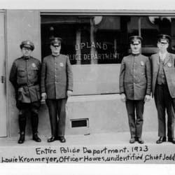 Historic Upland Walking Tours - Upland Police Station (Currently Six Feet Under Tattoo Parlor)