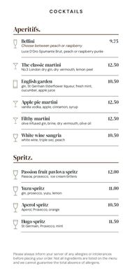 Menu photo 1 Cow & Sow Queen Square Bristol, BST
