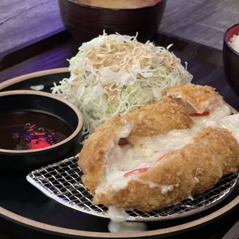 KaDon Katsu Bar - Cordon Bleu, was recommended last time and a nice gooey way to end the week. Need to try the curry next time - Japanese Near Me - Costa Mesa, California