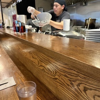 Ramen Danbo - Sitting at the bar - Ramen Near Me - Seattle, Washington