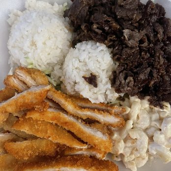 Suha Bites - Two Items Bbq Combo Plate ($15.50, bbq beef & chicken katsu; sauces not pictured) - Hawaiian Near Me - Las Vegas, Nevada Suha Bites - Two Items Bbq Combo Plate ($15.50, bbq beef & chicken katsu; sauces not pictured) - Hawaiian Near Me - Las Vegas, Nevada