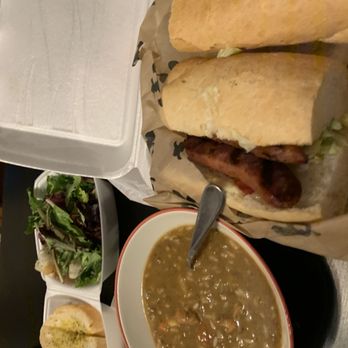 Central Poboys - Alligator sausage Poboy & seafood gumbo! - Seafood Near Me - Jefferson, Louisiana