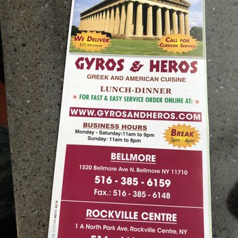 Gyros & kebabs - Menu - American Near Me - North Bellmore, New York