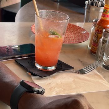 Azteca South Beach - Strawberry fruit Collins - Breakfast & Brunch Near Me - Miami Beach, Florida
