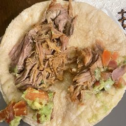 À la cart carnitas Taco