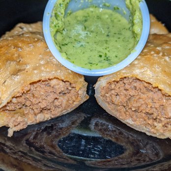 Punta Cana Dominican Grill - Beef Empanada $2.75 each (or) 3 for $8.00...don't forget to ask for their green sauce! - Dominican Near Me - Westbury, New York Punta Cana Dominican Grill - Beef Empanada $2.75 each (or) 3 for $8.00...don't forget to ask for their green sauce! - Dominican Near Me - Westbury, New York