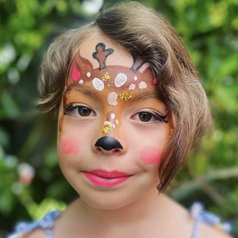 Face Paint LA - Charming deer design! - Face Painting Near Me Face Paint LA - Charming deer design! - Face Painting Near Me