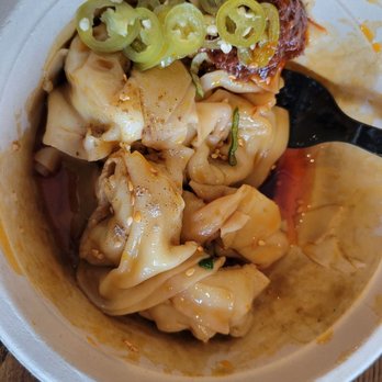 Noodle 21 - B9. Wontons in House Spicy Chili Oil - So Good.... - Noodles Near Me - San Pablo, California