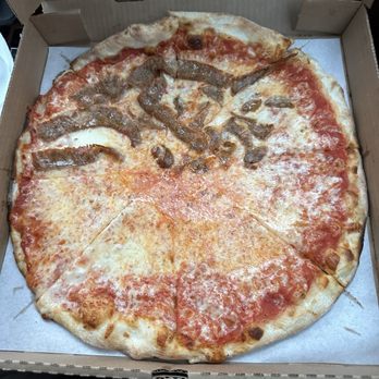 Fratelli's Pizzeria - Half sausage pizza - Pizza Near Me - West Chester, Ohio Fratelli's Pizzeria - Half sausage pizza - Pizza Near Me - West Chester, Ohio