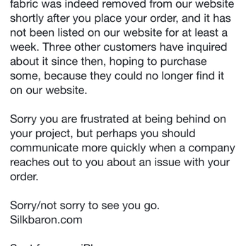 Silk Baron - Rude first response. - Fabric Stores Near Me - Los Angeles, California Silk Baron - Rude first response. - Fabric Stores Near Me - Los Angeles, California