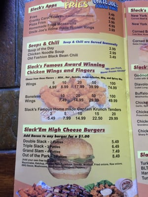 Menu photo 8 Slack's Hoagie Shack Warrington, PA