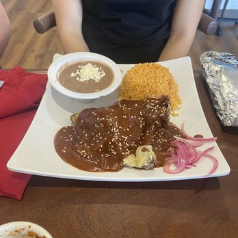 Ancestros - Chicken mole was good - Mexican Near Me - Long Beach, California