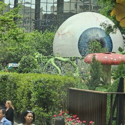 All In One Tour Services - Giant eyeball structure in a park