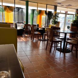 Inside the restaurant. Inside the restaurant.