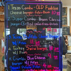 Texas Hamburger Palace  - Specialty menu