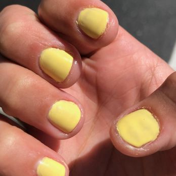 Finest Nails & Spa - An extreme poorly done manicure.... - Nail Salons Near Me - Costa Mesa, California