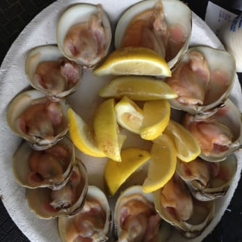 Johnny's Reef Restaurant - Half a dozen of Little Necks and half a dozen of Cherry Stones - Seafood Near Me - Bronx, New York Johnny's Reef Restaurant - Half a dozen of Little Necks and half a dozen of Cherry Stones - Seafood Near Me - Bronx, New York