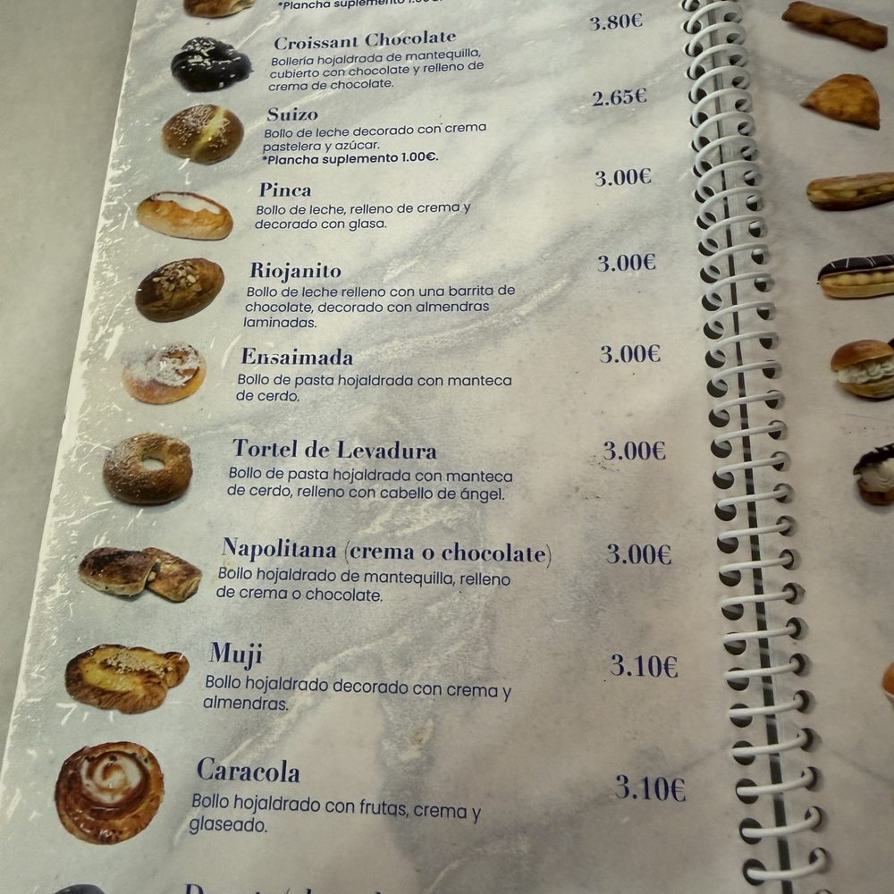 El Riojano - Menu - Bakeries Near Me - Madrid, M