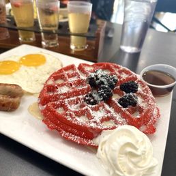 Red Velvet Waffle Red Velvet Waffle