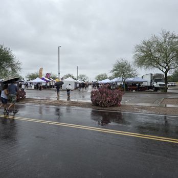 Gilbert Farmers Market - View from parking lot - Farmers Market Near Me - Chandler, Arizona