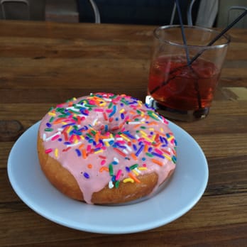 Batch Cafe & Bar - Homer donut and an old fashion - Donuts Near Me - Tucson, Arizona Batch Cafe & Bar - Homer donut and an old fashion - Donuts Near Me - Tucson, Arizona