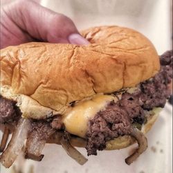Diggy Dogs - Smash Burgers. 5 dollars on Mondays.