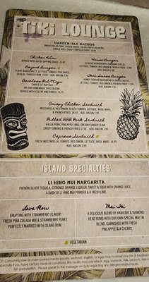 Menu photo 4 Tiki Bar & Lounge Lihue, HI Menu photo 4 Tiki Bar & Lounge Lihue, HI