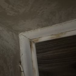Williamson Management - I bleached it, moldy because the water drains down