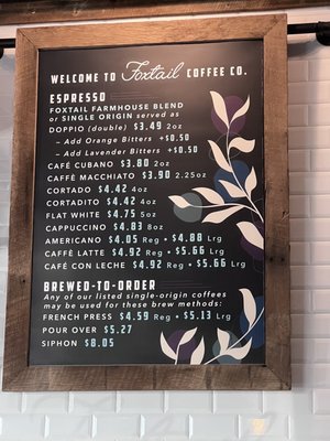 Menu photo 4 Foxtail Coffee - Boca West Boca Raton, FL Menu photo 4 Foxtail Coffee - Boca West Boca Raton, FL