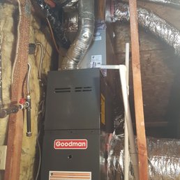New duct work, AC coil and furnace. New duct work, AC coil and furnace.