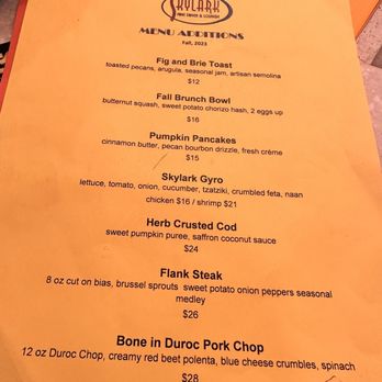 Skylark Diner - Menu - Diners Near Me - Edison, New Jersey