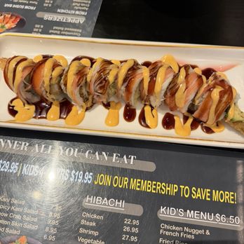Mizuki - Shaggy Dog roll - Sushi Bars Near Me - Baytown, Texas