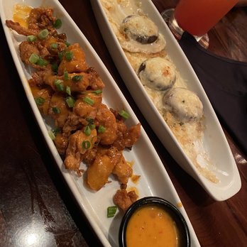 LongHorn Steakhouse - Spicy Chicken Bites & White Cheddar Stuffed Mushrooms - Steakhouses Near Me - Laurel, Maryland