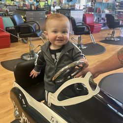 Pigtails & Crewcuts Haircuts for Kids - Finished product
