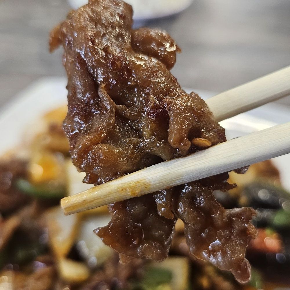 Yummy Noodle Kitchen - Sichuan Beef (Lunch Special) - Noodles Near Me - Artesia, California Yummy Noodle Kitchen - Sichuan Beef (Lunch Special) - Noodles Near Me - Artesia, California
