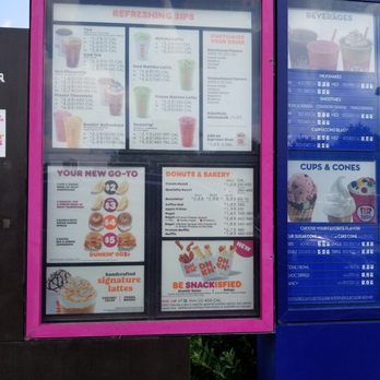 Dunkin' - Drive thru menu - Coffee & Tea Near Me - Millersville, Maryland Dunkin' - Drive thru menu - Coffee & Tea Near Me - Millersville, Maryland