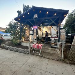 Outside, front. Take out only