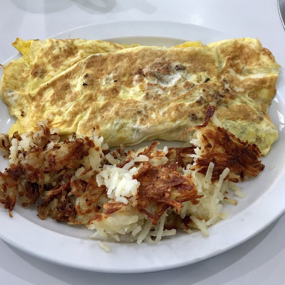 Van Dorn Diner - Combo Omelet with hash browns. Breakfast served all day! - Diners Near Me - Alexandria, Virginia Van Dorn Diner - Combo Omelet with hash browns. Breakfast served all day! - Diners Near Me - Alexandria, Virginia