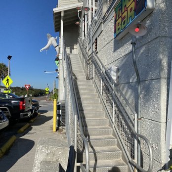 Tortuga Jacks - Outside of the Sliders Restaurant. These stairs are to Tortuga Jacks restaurant separate from Sliders. They also have an elevator inside - New Mexican Cuisine Near Me - Amelia Island, Florida Tortuga Jacks - Outside of the Sliders Restaurant. These stairs are to Tortuga Jacks restaurant separate from Sliders. They also have an elevator inside - New Mexican Cuisine Near Me - Amelia Island, Florida