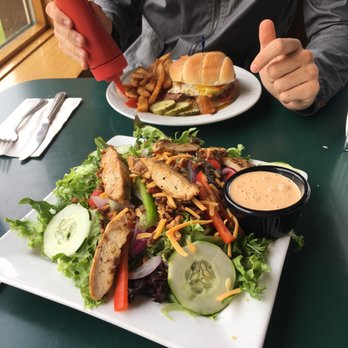 Voyager Village Grill - Santa fe salad and hangover burger - American Near Me - Danbury, Wisconsin Voyager Village Grill - Santa fe salad and hangover burger - American Near Me - Danbury, Wisconsin