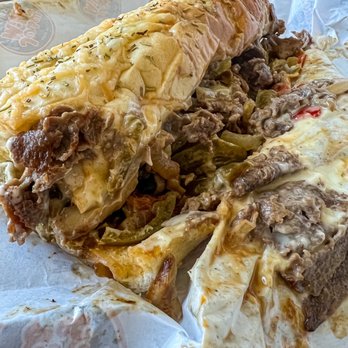 Jersey Mike's Subs - #56 Big Kahuna Cheese Steak on Rosemary Cheese Bread - Fast Food Near Me - Greensboro, North Carolina Jersey Mike's Subs - #56 Big Kahuna Cheese Steak on Rosemary Cheese Bread - Fast Food Near Me - Greensboro, North Carolina