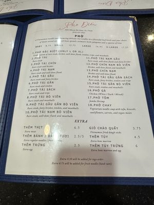 Menu photo 4 Pho Dien - Katy Katy, TX