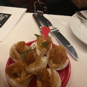 Steak 48 - Crispy shrimp deviled eggs - Steakhouses Near Me - Charlotte, North Carolina